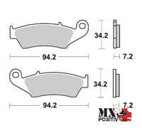 PASTIGLIE FRENO ANTERIORE KAWASAKI KLX 650 1993-1995 SBS 6566945 694HS HS SIN...