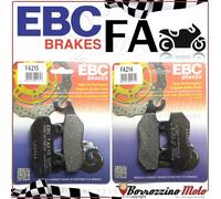 PASTIGLIE FRENO ANTERIORE ORGANIC EBC FA214 FA215 TRIUMPH SPRINT 900 1993 -