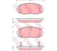 YY KIT PASTIGLIE FRENO ANT. PER HYUNDAI I10 PER KIA PICANTO JAPKO 50K10