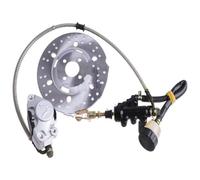 Pastiglie Freno Anteriore Posteriore Per 110cc 125cc 200cc 250cc Per Dirt Pit Bike Per ATV Gokart Moto Pastiglie Freno Gruppo Disco Posteriore Pinza Cilindro(1 Set)
