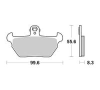 Sbs Pastiglie Freno Sinterizzate P644-hs