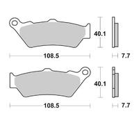 PASTIGLIE FRENO POSTERIORI SBS SINTERIZZATE TRIUMPH SCRAMBLER XC 1200 2019 2020