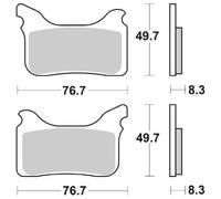Pasticca Freno SBS p842-hs Moto Motore Ricambi Ciclomotore Accessori