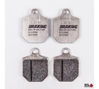 PASTIGLIE FRENO ANTERIORE SINISTRA HONDA CRM 125 R SUPERMOTO 2007 BRAKING 932...