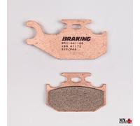 PASTIGLIE FRENO ANTERIORE SINISTRA SUZUKI LTA 400 F 2008 BRAKING 935CM44