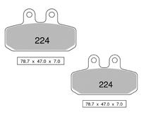 PASTIGLIE FRENO ANTERIORE SINTERIZZATE TROFEO 224 GILERA 125 RV 85-88