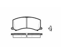 REMSA 0595.02 Kit pastiglie freni