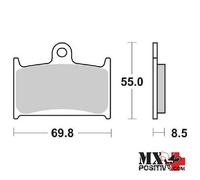 PASTIGLIE FRENO ANTERIORE TRIUMPH SPRINT GT 1050 2010-2012 SBS 6566240 624HF ...