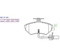 ATE Pastiglie freno anteriori 13.0460-2837.2 per Audi A4 1995 e VW Passat 1996