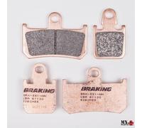 PASTIGLIE FRENO ANTERIORE YAMAHA V 1700 MAX 2009-2016 BRAKING 928CM55