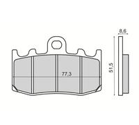 pastiglie freno ANTERIORI BMW R 1150 RT 1150 2001 > RMS 225101603