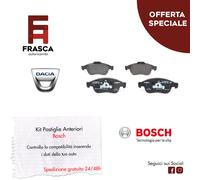 Set di pastiglie freno BOSCH 0 986 494 441, anteriore