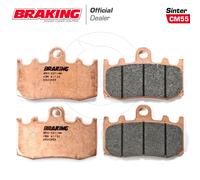 PASTIGLIE FRENO ANTERIORI BRAKING 892CM55 BMW K1200GT K 1200 GT ABS 2004 2005