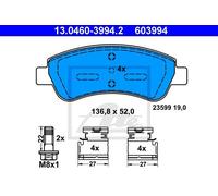 PASTIGLIE FRENO ANTERIORI CITROEN BERLINGO 96