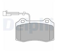 Pastiglie freno anteriori Delphi per Alfa Romeo Fiat Peugeot