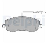 Pastiglie freno anteriori Delphi per Citroen C8 Fiat Ulysse Peugeot 807