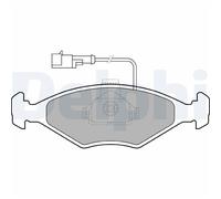 Pastiglie freno anteriori Delphi per Fiat Palio