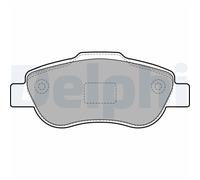 Pastiglie freno anteriori Delphi per Fiat Panda