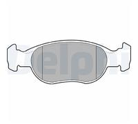Pastiglie freno anteriori Delphi per Fiat Punto