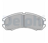 Pastiglie freno anteriori Delphi per Ford Probe Mazda 626