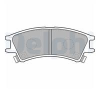 Pastiglie freno anteriori Delphi per Hyundai Atos