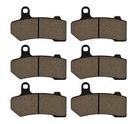 Pastiglie freno anteriori e posteriori for moto adatte a V-Rod VRSCR Street Rod VRSCD Night VRSCAW VRSCDX VRSCX VRSCF VRSC FLHR Road King(3 Pairs)
