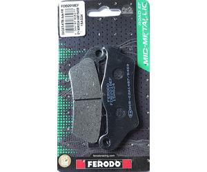 pastiglie freno anteriori ferodo fdb2018ef triumph tiger 800 xrx low (C301)