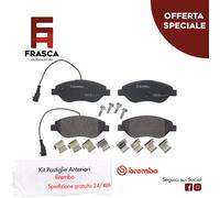 Pattini Pastiglie Freno Anteriori Mercedes Classe A W169 B W245 180 CDI 80 Kw