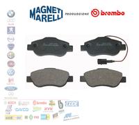 PASTIGLIE FRENO ANTERIORI FIAT PANDA 1.2 4X4 1.3 MULTIJET MARELLI 363916060236