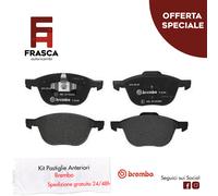 Set di pastiglie freno BREMBO P 24 061, anteriore