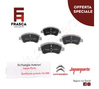 Pastiglie Freno Anteriori Japanparts Citroen C-Elysee 1.6 1.2 VTi
