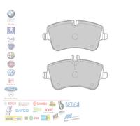 PASTIGLIE FRENO ANTERIORI MERCEDES CLASSE C 203 CLK 209 CLC SLK WVA23144 2203420