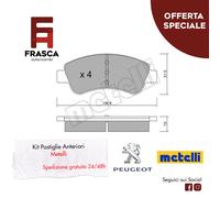Pastiglie Freno Anteriori Metelli Peugeot 208 I II 1.6 Blue HDi 1.4 HDi 1.5 1.2
