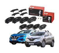 Pastiglie Freno Anteriori Posteriori Brembo Nissan Qashqai J11 1.5 1.6 1.7 Dci