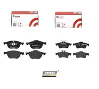 Pastiglie Freno Anteriori Posteriori Brembo per Mazda 3 BK 1.6 Di Turbo 80 Kw