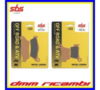 Pastiglie freno anteriori + posteriori SBS CS KTM EXC-F 250 350 / SIX DAYS 2022