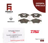 Pastiglie Freno Anteriori TRW Renault Fluence L3 2.0 1.6 16V 1.5 dCi Z.E