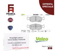 KIT PASTIGLIE ANTERIORI LANCIA Y,FIAT PANDA 2011 IN POI