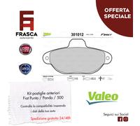 PASTIGLIE FRENO ANTERIORI VALEO PANDA 1.1 500 PUNTO 188 176 600 LANCIA Y