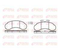 REMSA 0142.20 Kit pastiglie freni