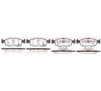 Pastiglie freno Assale anteriore 0172.50 REMSA per LANCIA FIAT