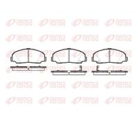 REMSA Kit pastiglie freni 0178.32 Anteriore con contatto segnalazione usura e accessori