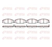 Pastiglie freno Assale anteriore 0238.24 REMSA per OPEL ISUZU