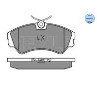 Pastiglie freno Assale anteriore 025 201 2419 MEYLE per VW