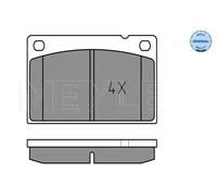 Pastiglie freno Assale anteriore 025 201 5316 MEYLE per VOLVO 240 240 Kombi 260