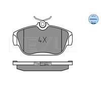 MEYLE 025 201 6418 Pastiglie freno Anteriore per