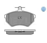 MEYLE Pastiglie freno Anteriore 025 201 6816 per VW Passat Berlina, Seat Ibiza II, Toledo I