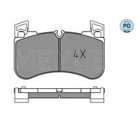 Pastiglie freno Assale anteriore 025 205 8117/PD MEYLE per LAND ROVER