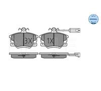 Pastiglie freno Assale anteriore 025 208 3317/W MEYLE per ALFA ROMEO FIAT LANCIA