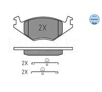MEYLE 025 208 8717 Pastiglie freno Anteriore per